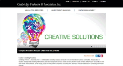 Desktop Screenshot of cambridge-partners.com